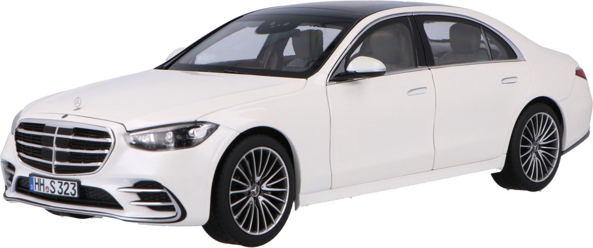 Mercedes-Benz Classe S AMG-Line 2018 Blanc métallisé 1/18