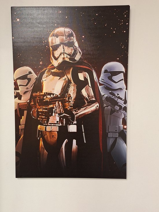 Star Wars canvas schilderij Captain Phasma and Storm Troopers