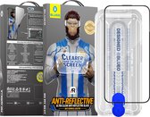 BLUEO Ultra Clear Glasfolie - Screenprotector Geschikt voor iPhone 15 Pro Max - Anti-Reflectie - met Installatie Kit