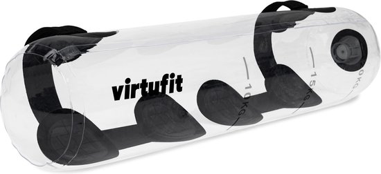 VirtuFit Aquabag - Watergevulde Powerbag - 20 kg - Krachttraining - Transparant - Zandzak alternatief