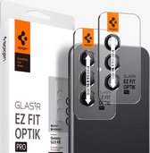 Spigen GlasTR EZ Fit Optik Pro - Camera Lens Protector Geschikt voor Samsung Galaxy S23 FE - met Installatieframe - Duo Pack - Zwart