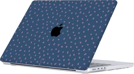 Lunso - MacBook Pro 14 pouces (2021-2023) - pochette - Purple Pips - Requiert le modèle A2442/A2779/A2918/A2992