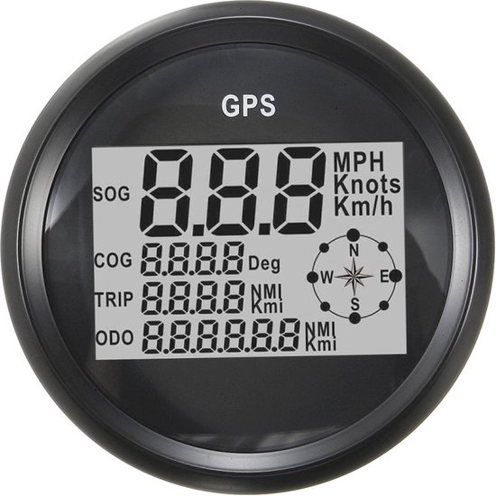 Compteur kilométrique numérique GPS compteur de vitesse étanche | bol