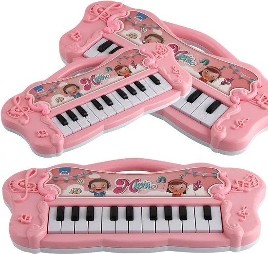 Jouets de piano rose pour les filles de 1 an et plus Cadeaux d