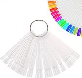 Nagel display - Kleuren waaier - 50 stuks op ring - Color ring - High Quality