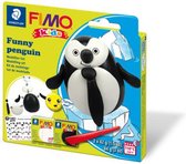 FIMO kids boetseerklei funny kits set funny penguin
