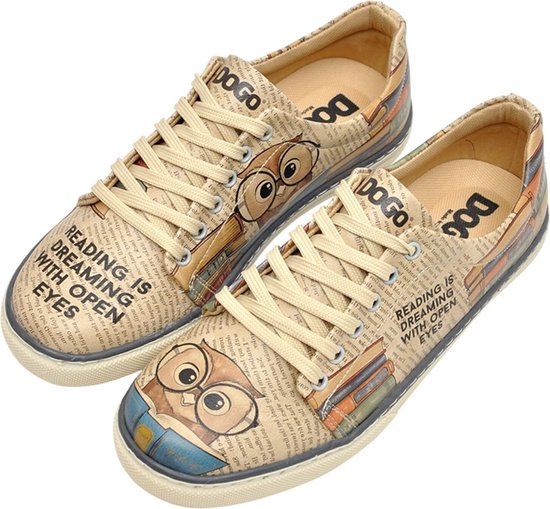 DOGO Dames Sneakers- The wise owl 37