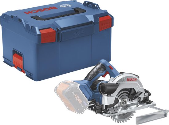 Foto: Bosch professional gks 18v 57 g batterij cirkelzaag zonder batterij en lader met l boxx