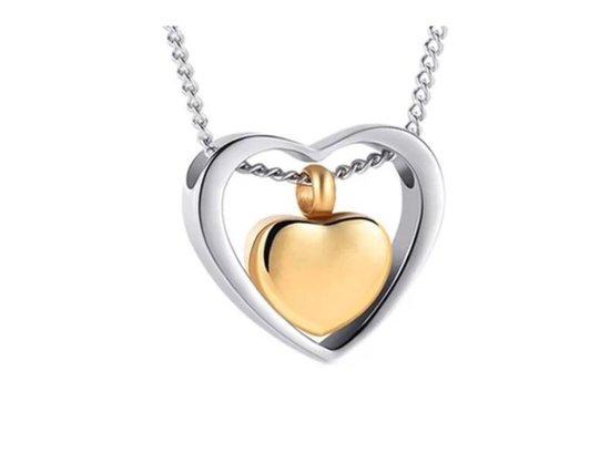 Flongo Rozenkrans Armband RVS - Zilver/Goud Met Kruis En Bijbel Hanger