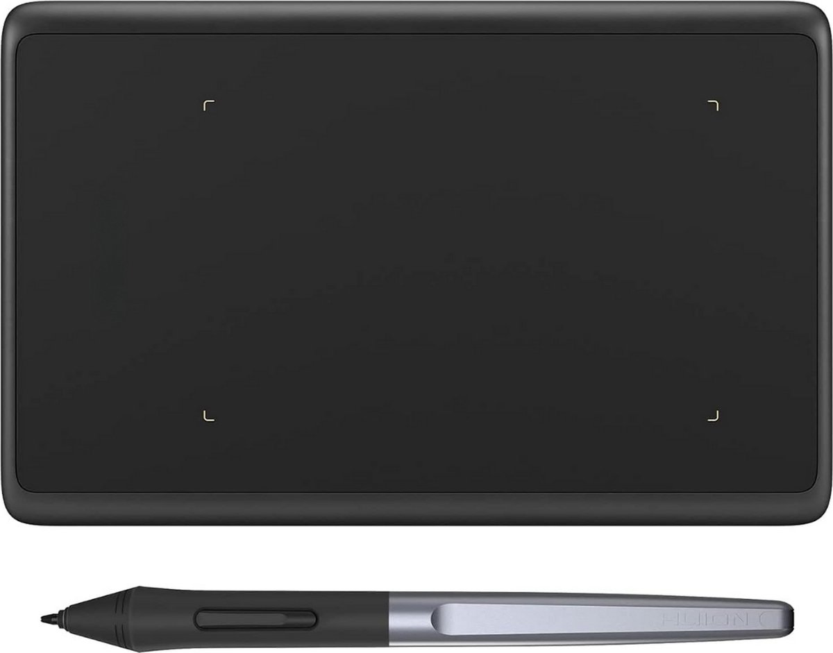 HUION H420X Grafische Tekentablet - 8192 Niveaus - 300 PPS - Met Geavanceerde Tekenpen - Tekentablet - Drawing tablet