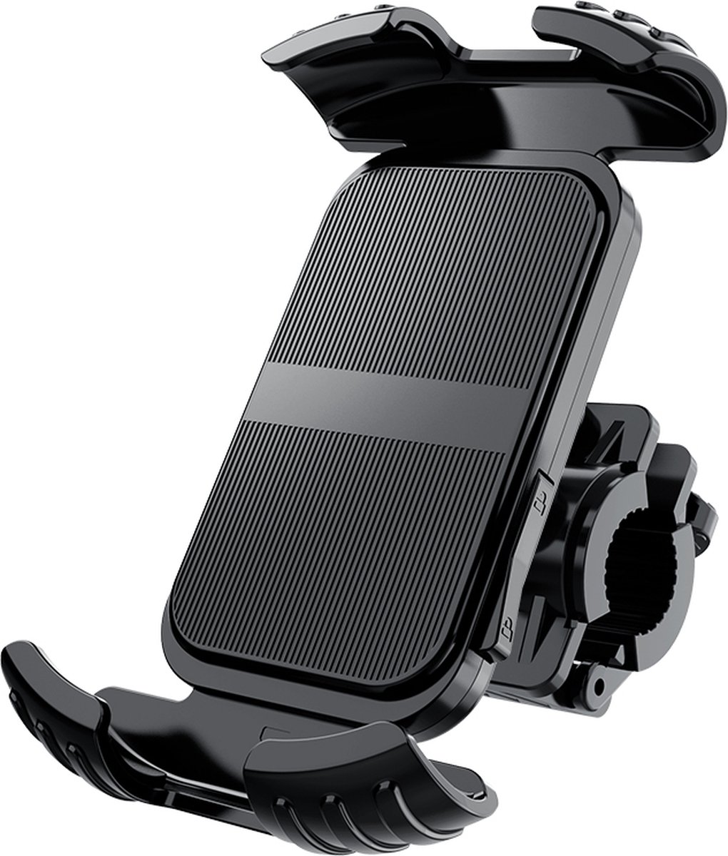 Podec Telefoonhouder Fiets - 360 Graden Rotatie - Gsm Houder Fiets - Accessoires - Fiets Telefoonhouder - Fietshouder - Ook voor scooter & motor