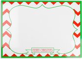Kerst placemats | Fotofabriek Kerst placemats papier 39,5 x 28,5 cm | Kerstplacemats 10 Stuks | Candy Cane