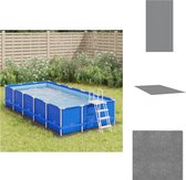vidaXL Zwembadgrondzeil - polyester geotextiel - rechthoekig - 420 x 220 cm (L x B) - 150 g/m² - Zwembad afdekzeil