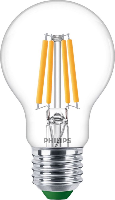 Philips MASTER LEDbulb Ultra Efficient E27 Peer Helder 2.3W 485lm - 827 Zeer Warm Wit | Vervangt 40W