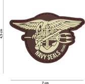 101 Inc Embleem 3D Pvc Navy Seals Bruin  18020