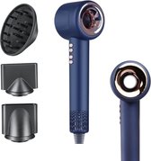 BLYZZ VelvetFlow - Sèche-cheveux avec diffuseur et technologie ionique - Sèche-cheveux supersonique avec 3 accessoires