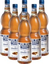 Fabbri - Sirop Mixibar Amaretto - 6x 1ltr