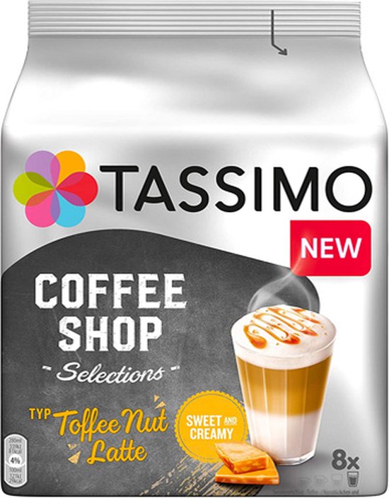 8 dosettes T-Discs Tassimo Milka saveur chocolat - Café en dosette, en  capsule