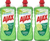 Ajax - Allesreiniger Lemon - 3x 1,25ltr