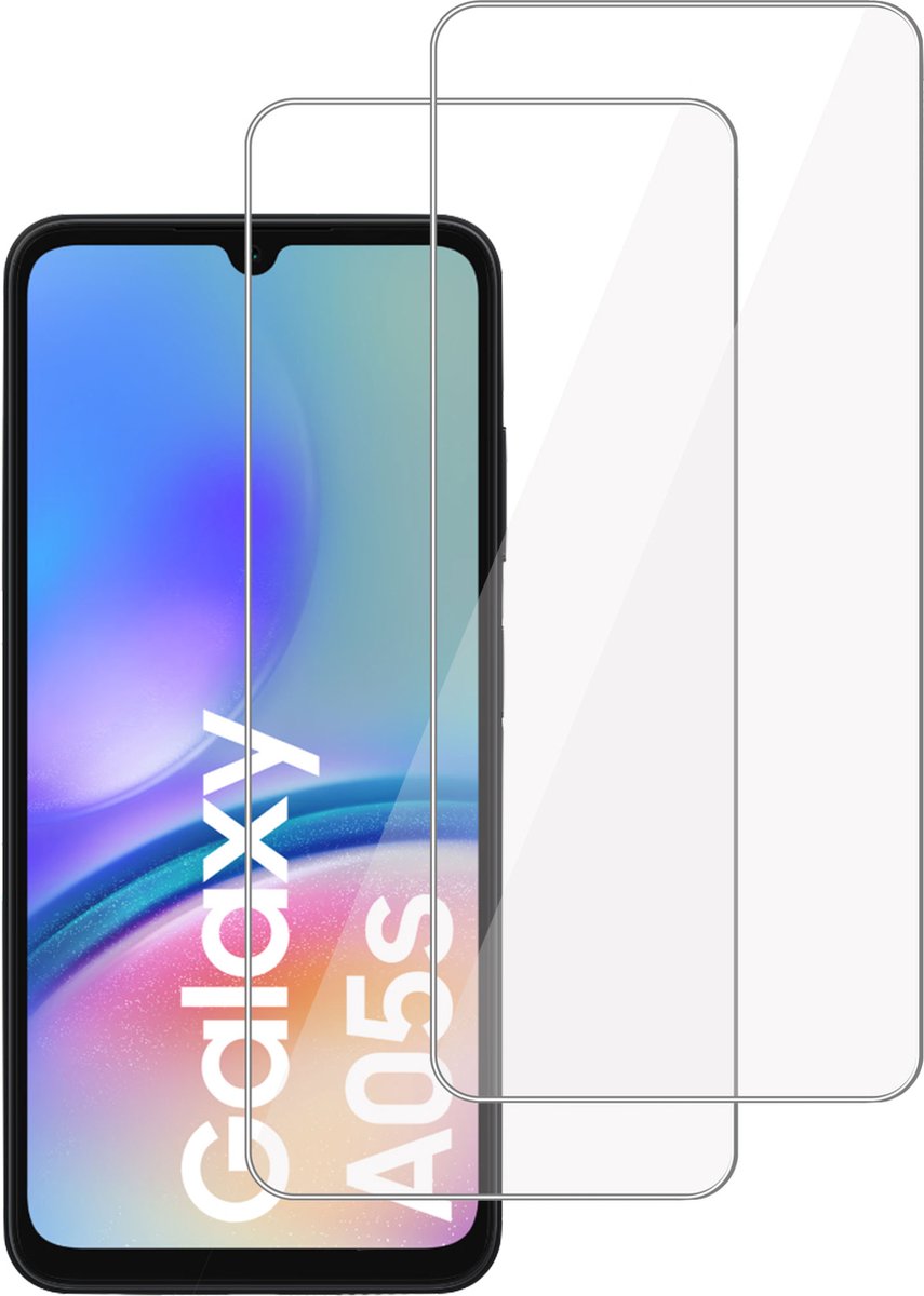 2x Screenprotector geschikt voor Samsung Galaxy A05s – Gehard Glas - Proteqt+