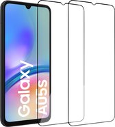 2x Geschikt voor Samsung Galaxy A05s - Screenprotector - Gehard Glas - Full GuardCover