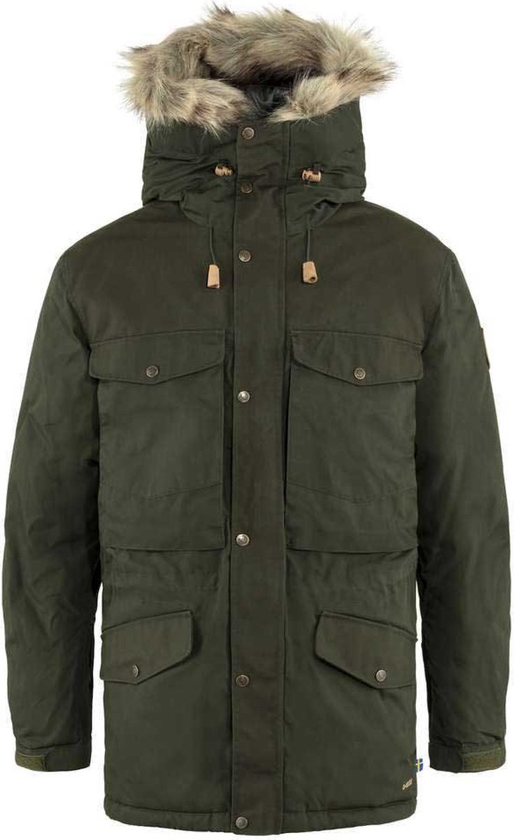 Fjällräven Singi Down Jacket Parka Heren S Deep Forest