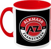 AZ Alkmaar Mok - De Kaasboeren - Koffiemok - Alkmaar - 072 - Voetbal - Beker - Koffiebeker - Theemok - Rood - Limited Edition