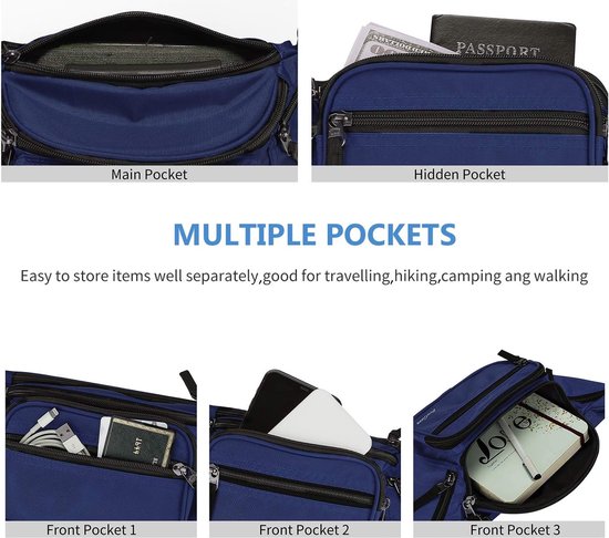 FANDARE Kleine schoudertas heuptas, heren, crossbody tas