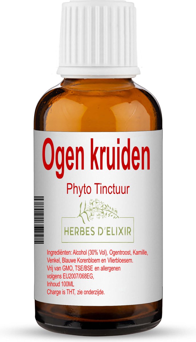 Goedkoopste Herbes D'elixir Ogen Kruiden Tinctuur - 100 ml - 1 Stuk - Natuurlijke Ondersteuning (2023