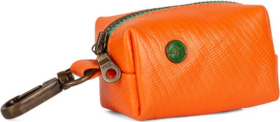 DWAM Dog with a Mission – Poepzakjeshouder Buddy – Honden Poepzakjes Houder – Poepzakjes Dispenser - Hond - Oranje – One Size - 6 x 8 cm