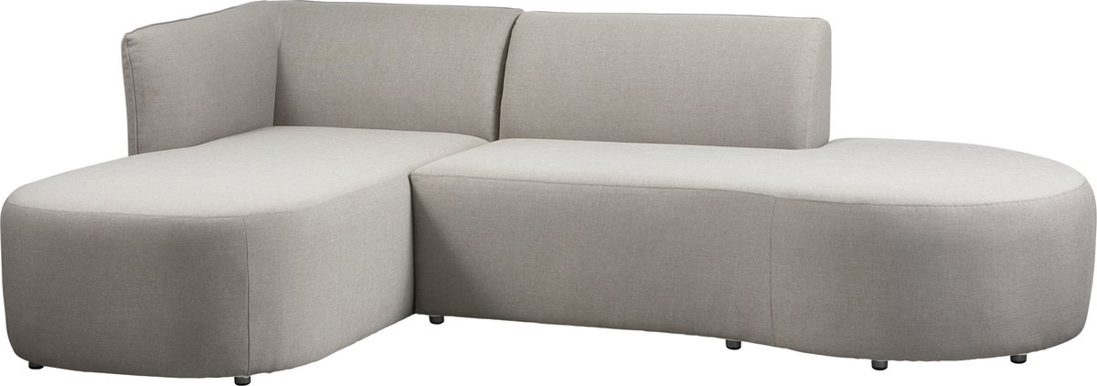 WOOOD Chios Loungeset Links - Organisch - Zand - 71x258x168