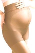 Zwangerschapspanty - Premium - Beige/Bruin - 40DEN - Maat: S