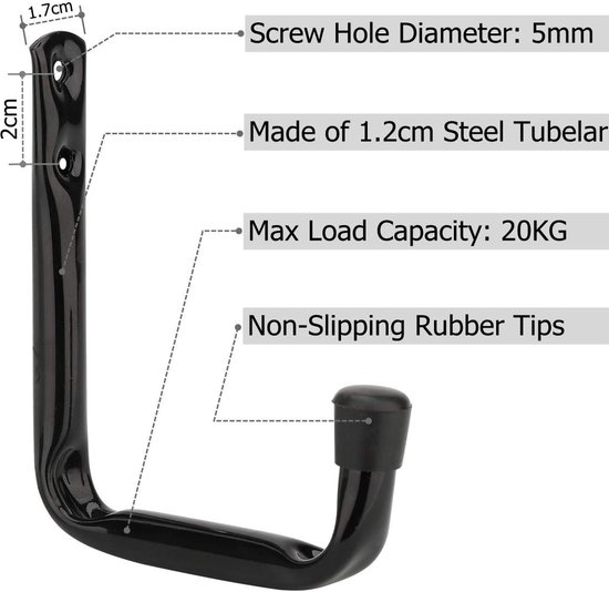 Hochleistungs-Metall haken für Garage Slatwall Panel Utility Kleiderbügel Zubehö