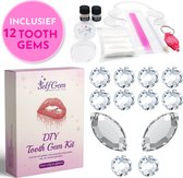 SelfGem® DIY Tooth Gem Kit | Butterfly Set/Diamond | Incl. 12 Tooth Gems | Gebruiksvriendelijk | Hoogwaardig Swarovski | Tand Diamantje Kit | Tand Kristal | Tooth Gems Diamanten