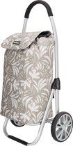 Bol.com Beagles Alberic Boodschappen Trolley Lichtgewicht Kar Sterk - Beige aanbieding
