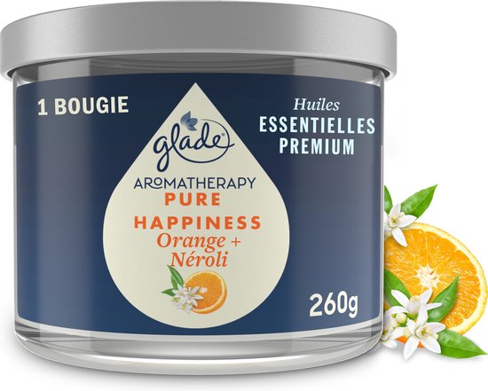 Foto: Glade aromatherapy geurkaars pure happiness 260g