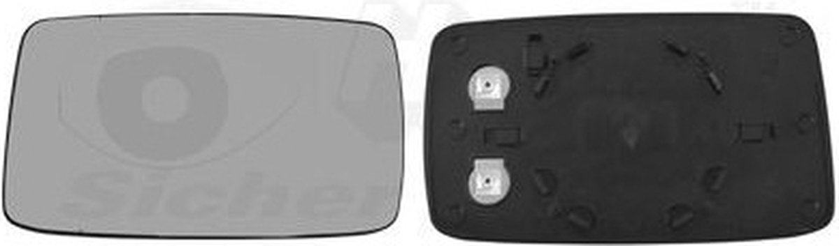 VanWezel 5880837 - Miroir rétroviseur gauche pour Seat Cordoba jusque 2000