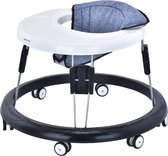 Ubravoo® Loopstoel - Loopstoeltje Baby 6-18 Maanden Peuter - Opvouwbare Loopstoel Meisje Jongen Met 9 Verstelbare Hoogtes - Grijs