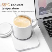 Tasse auto-chauffante-chauffe-café intelligent-55 degrés-chauffe-tasse à Thermostat en céramique-couleur Wit