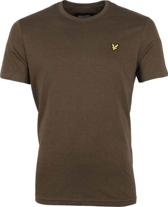 Lyle and Scott - T-shirt Olive - Heren - Maat XL - Modern-fit