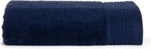 The One Towelling Deluxe handdoek - 60 x 110 cm - Badlaken - Hoge vochtopname - Met ophanglus - 550 gr/m² - 100% Gekamd katoen - Navy