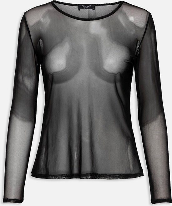 SISTERS POINT New gani - Dames blouse- zwart - Maat XL