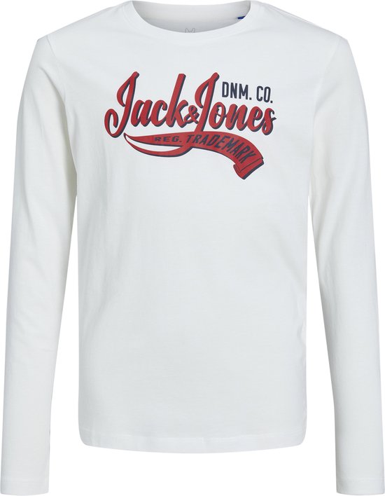 JACK & JONES JUNIOR JJELOGO TEE LS ONECK 2 COL AW23 NOOS JNR Jongens T-Shirt