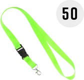 Fluo Groen keycord, 50 stuks