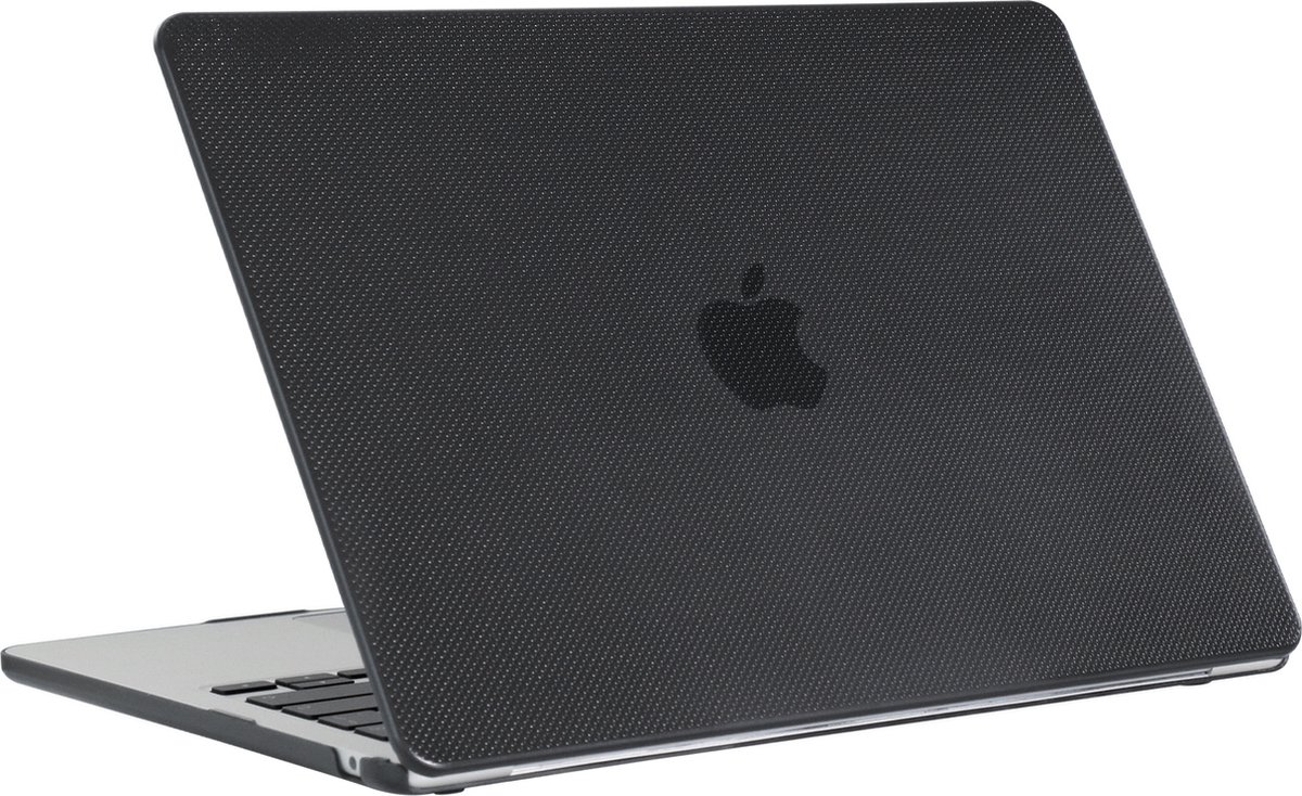Mobigear Dotted Case geschikt voor Apple MacBook Air 15 inch A2941 (2023) Hoes Hardshell MacBook Case - Zwart