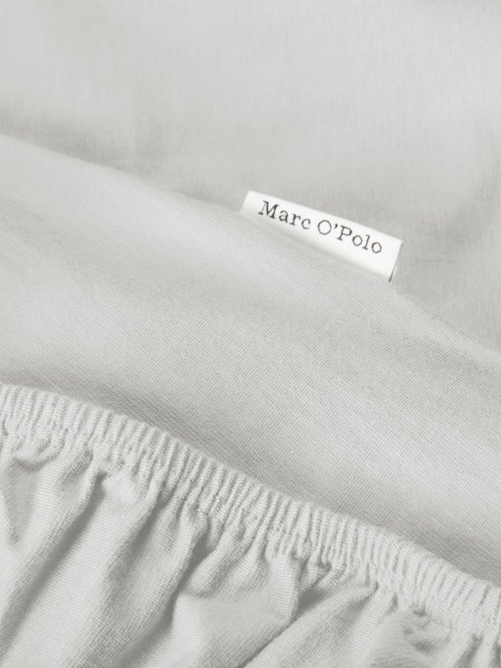 MARC O'POLO Premium Organic Jersey Hoeslaken Lichtgrijs - 90-100 x 200-220 cm