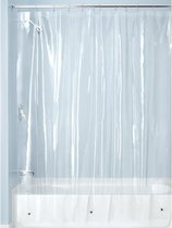 Stoffen douchegordijnen, waterdicht polyester gordijn 180 x 200 cm, transparant