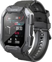DrPhone C20 Pro - Smartwatch voor Heren - Robuuste Activity Tracker met Hartslag - Valbestendig - IP68 - Volledig touchscreen – Bluetooth 5.0 - 23 sportactiviteiten – Zwart