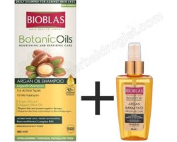 Bioblas Arganolie Shampoo+Arganolie (Herstellende en Hydraterende Shampoo.Anti-Haaruitval) - haarverzorging