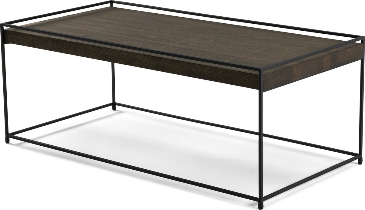 Torna Design THIN WOOD 120 Salontafel - Zwart / Walnut